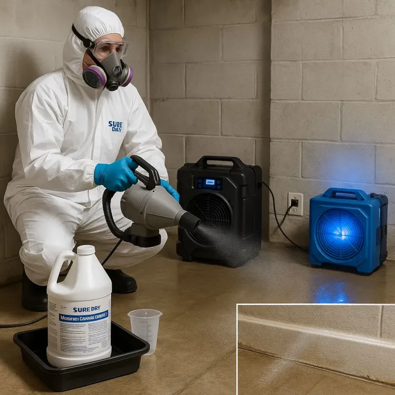 Sanitization and Odor Removal process in Tyrrell County, NC